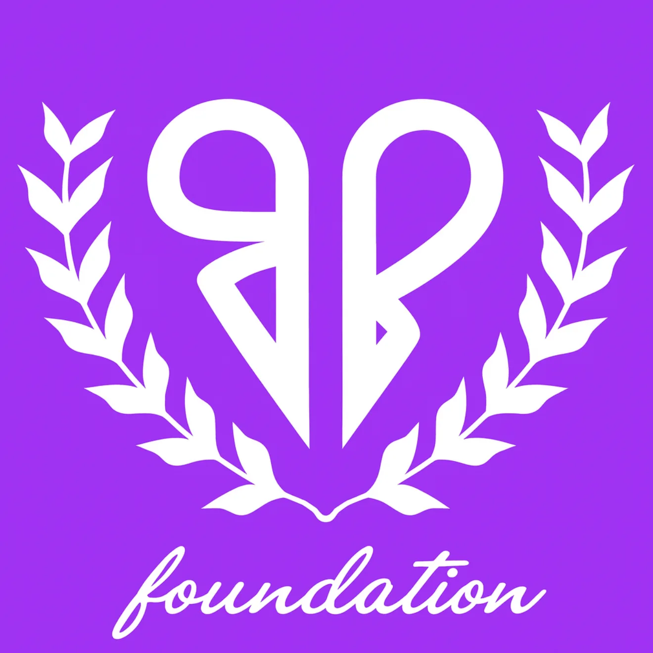 Gipper Finau Foundation white emblem on a purple background